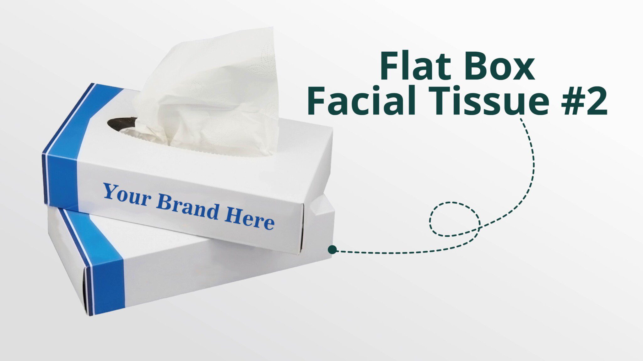 flat box facial tissue #2