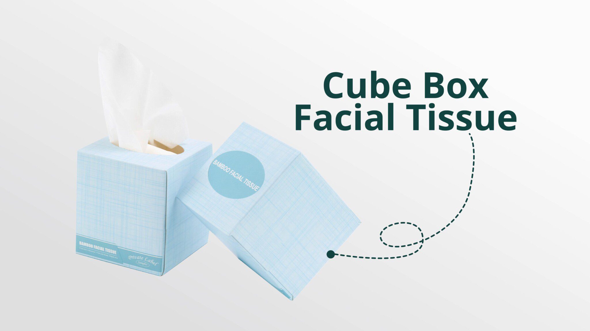 cube box facial tissue