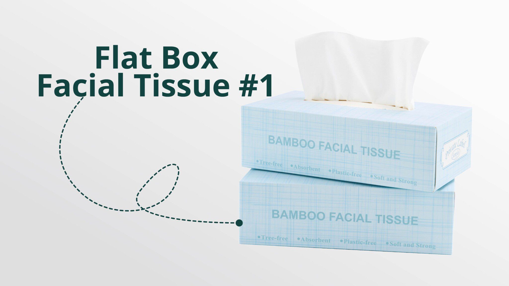 flat box facial tissue #1