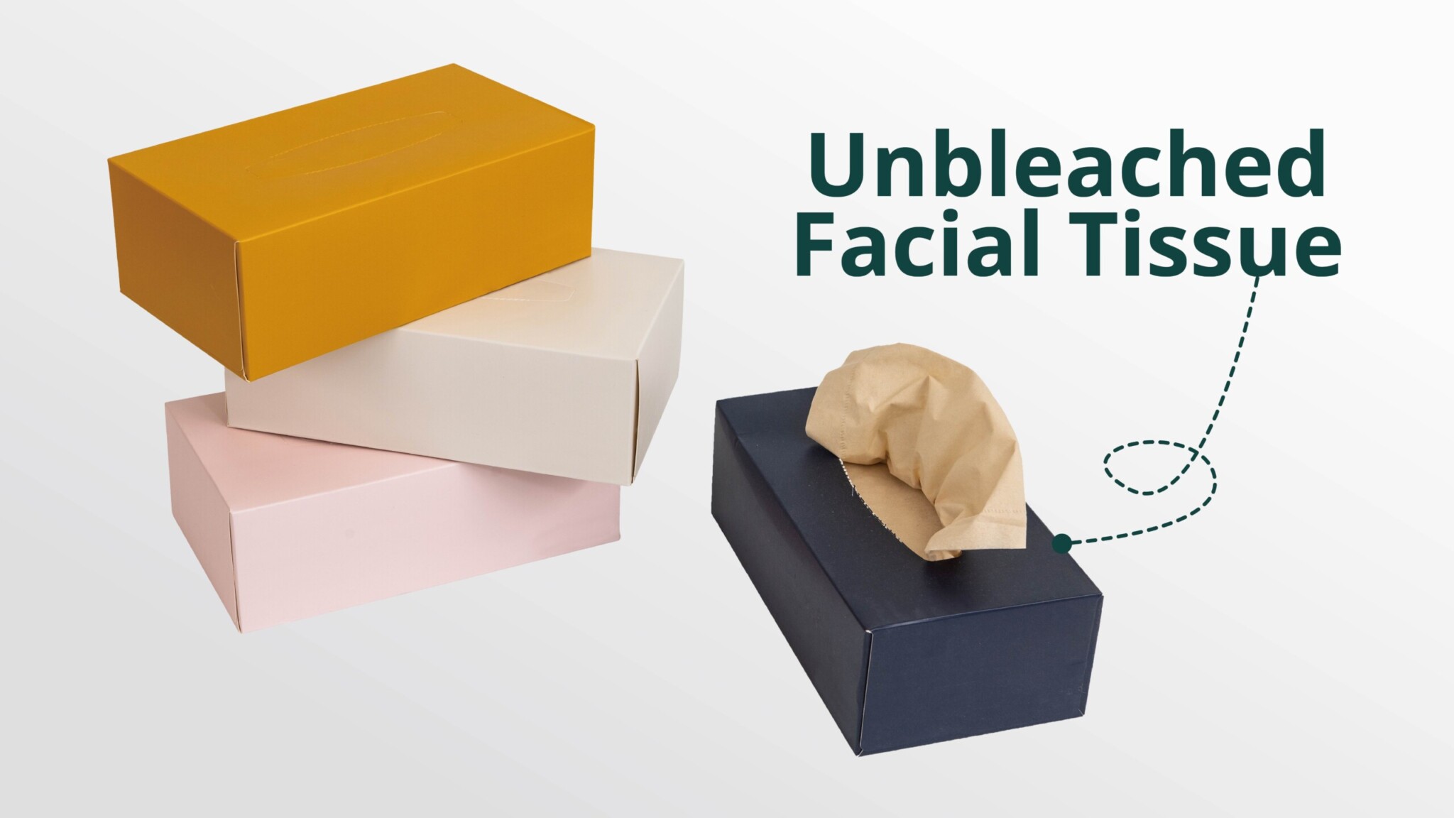 unbleached facial tissue