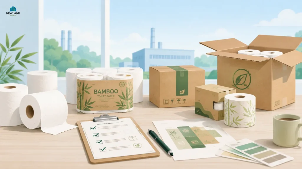 B2B toilet paper sourcing and private label packaging review
