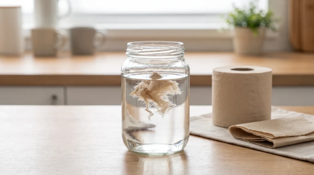 Bamboo toilet paper jar test for dispersibility before septic safe claim review