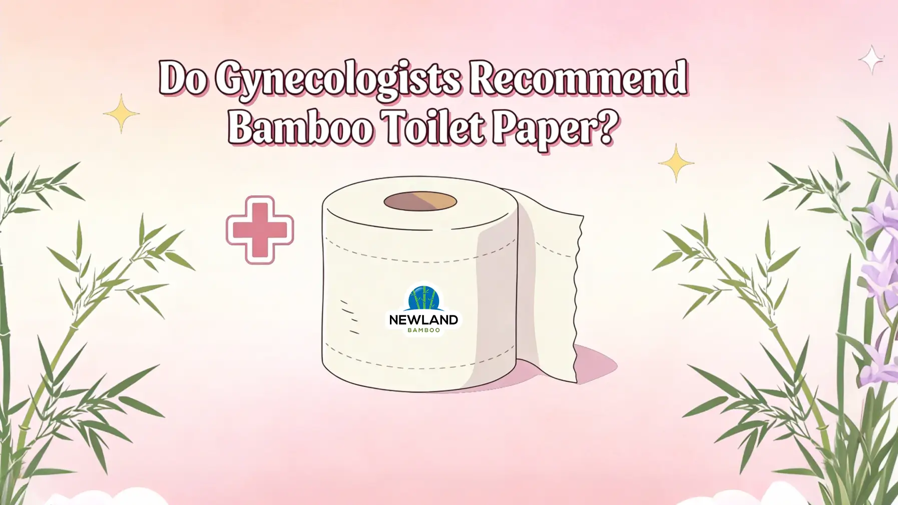 竹製トイレットペーパーが敏感肌や親族の健康に適しているかどうかを探るイラスト