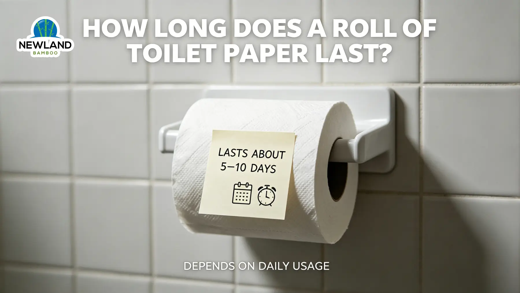 トイレットペーパーのロールがどれくらい持つかを推定するためのトイレットペーパーのロール